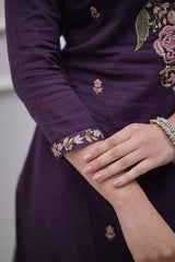 Beautiful Pure Cotton Super Dyed Embroidery Suit