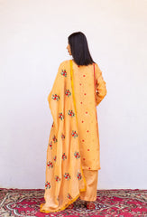 Amaira Orange Straight Kurta Set