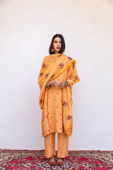 Amaira Orange Straight Kurta Set