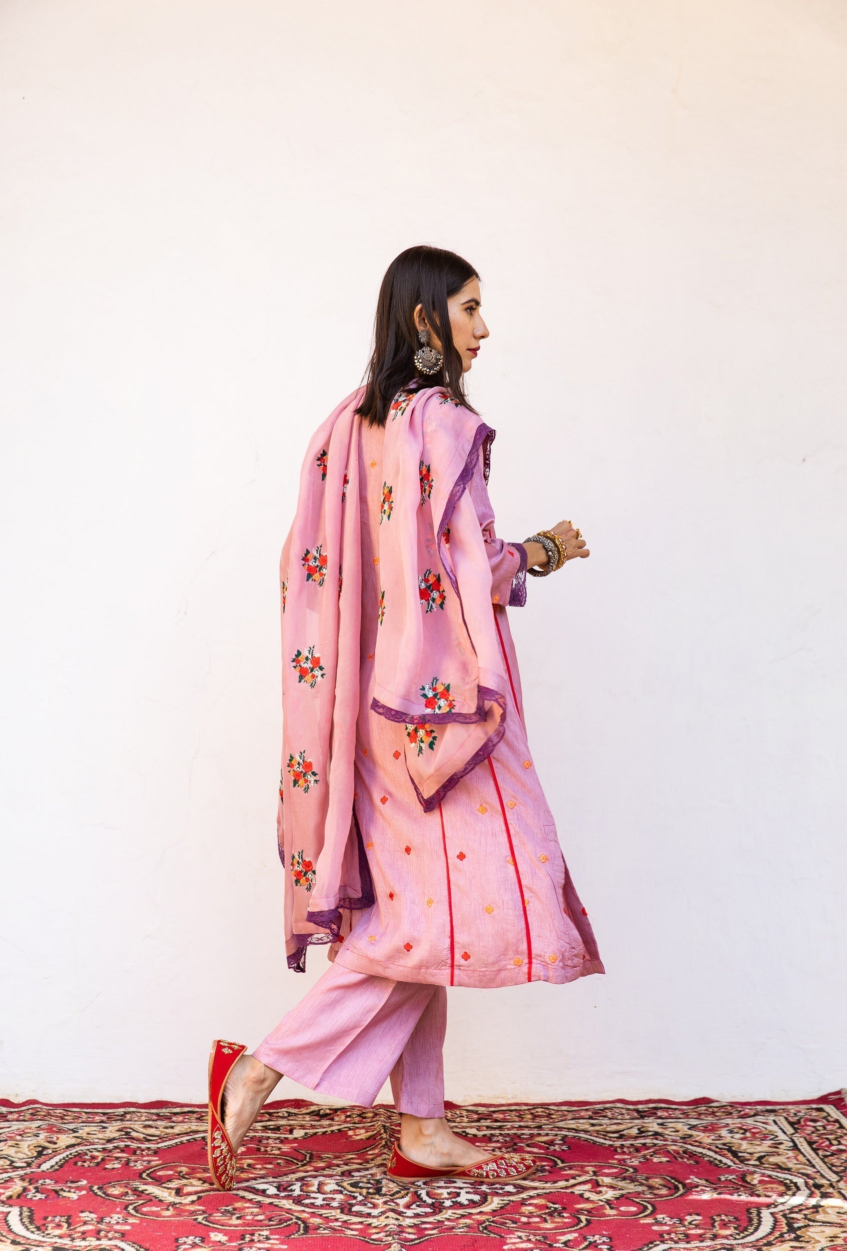 Amaira Purple Straight Kurta Set