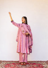 Amaira Purple Straight Kurta Set