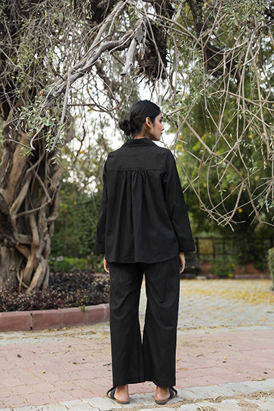 Ekta Black Cotton Co-Ord Set