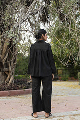 Ekta Black Cotton Co-Ord Set