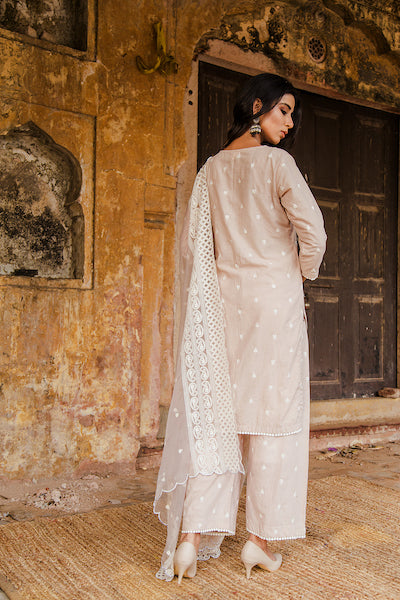 Hairat Grey Straight Kurta Set