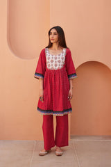 Fatun Red Co-Ord Set