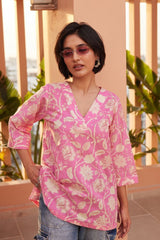 Fida Light Pink  Top