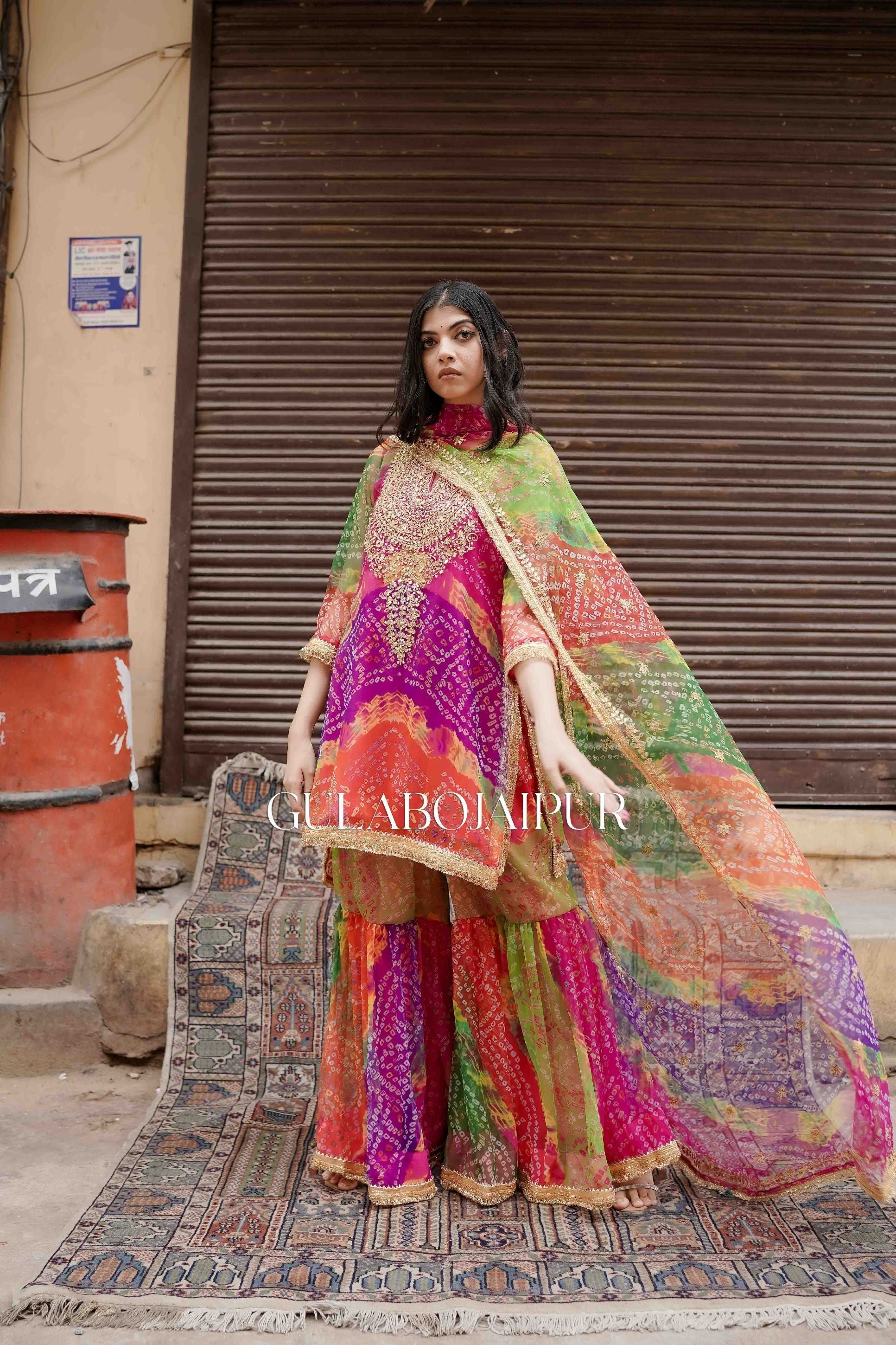 Qala Pink Sharara Set
