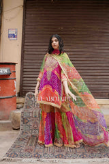Qala Pink Sharara Set