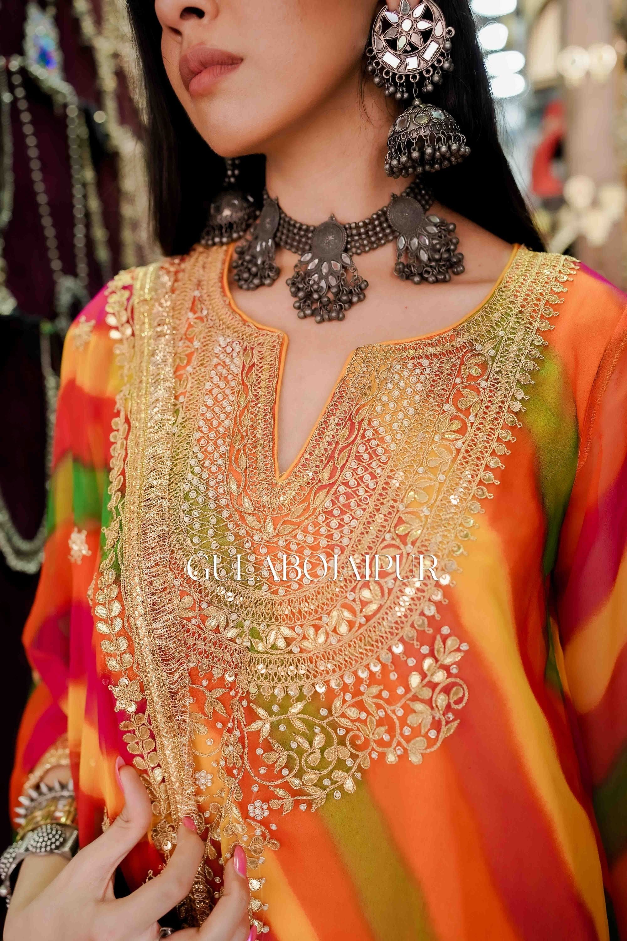 Qala Yellow Sharara Set