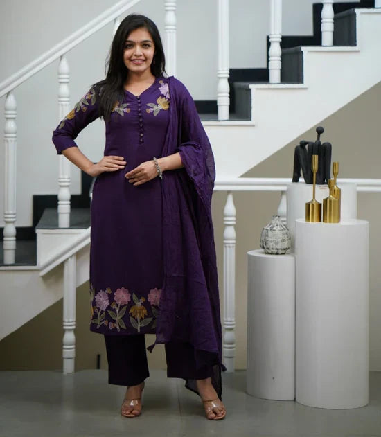 Biba Pure Cotton Kurti With Embroidery Work  For Women