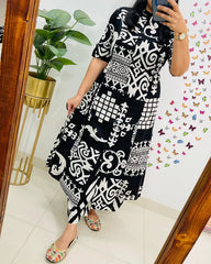 Biba Monochrome Magic: Black & White Tribal Print Co-Ord Set