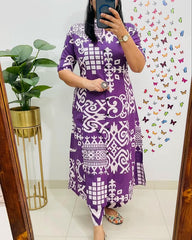 Biba Vibrant Violet Tribal Print Co-Ord Set