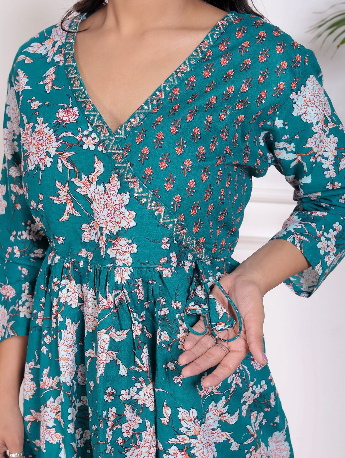 Anarkali Tops with Angrakha style